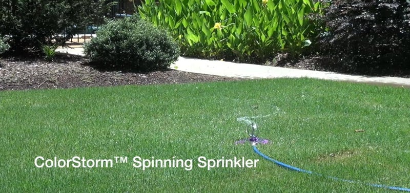 Dramm 15071 ColorStorm Spinning Sprinkler, Red - Image 3